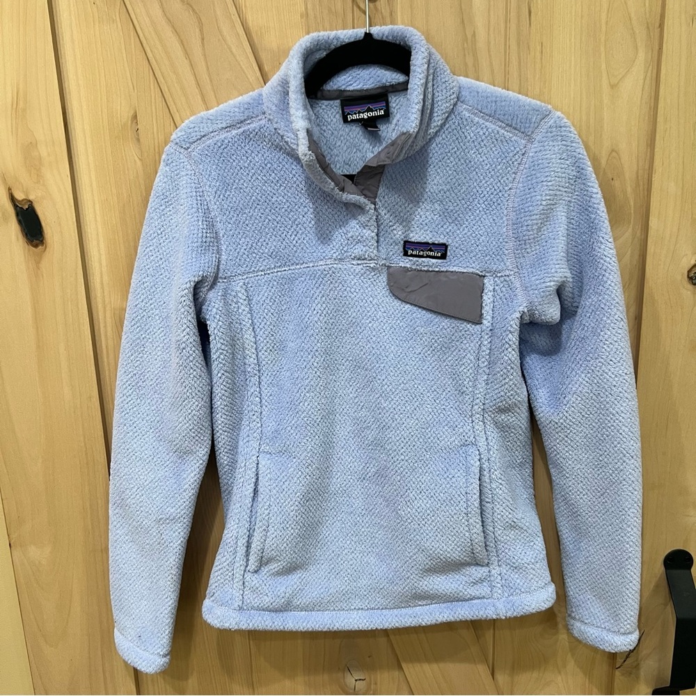 Patagonia Re Tool Snap T Fleece Pullover Lavender Size Small - Picture 12 of 12